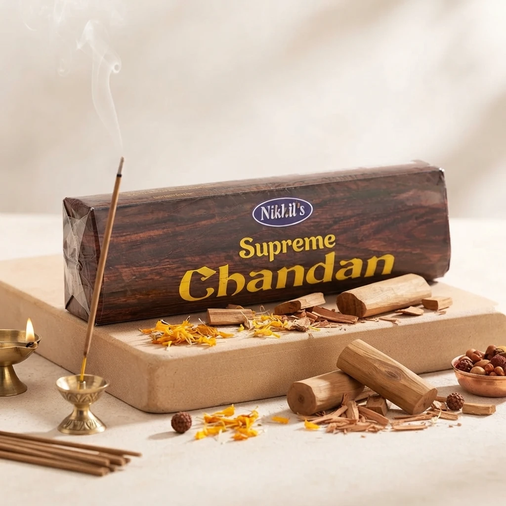 Supreme Chandan - Agarbatti Nikhil at Chaitanya Stores Sangmeshwar