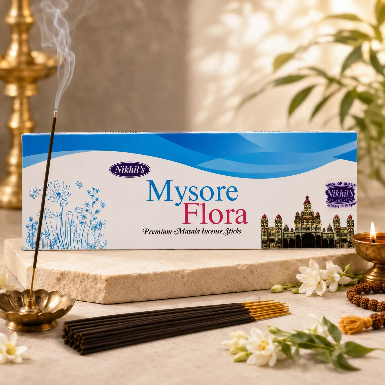 Mysore Flora - Premium Masala Agarbatti Nikhil at Chaitanya Stores Sangmeshwar